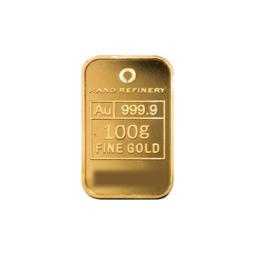100g Rand Refinery Minted Gold Bar 999.9